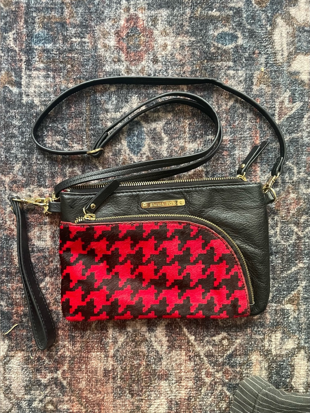 Emma fox leather crossbody